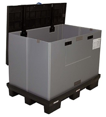 Plastic collapsible crate – Container storage box