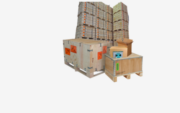 Folding Wooden Crate approved for Dangerous Goods